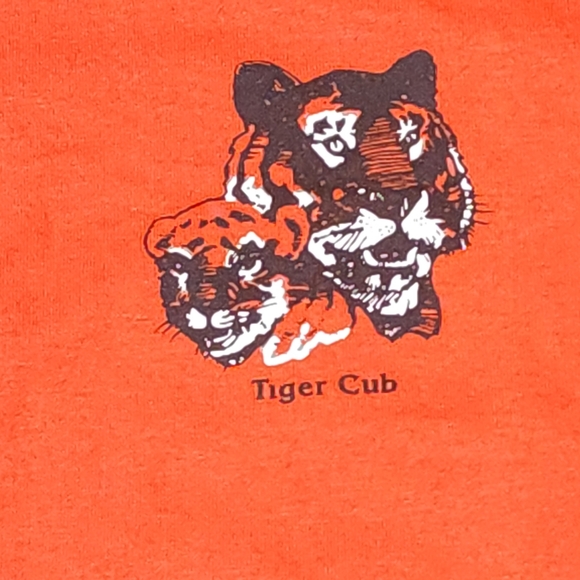 VTG Tiger Cub Ringer t-shirt Youth Large Boy Scouts of America - Picture 2 of 5